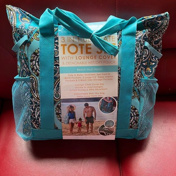 NWT Beach Tote set - Picture 1 of 3